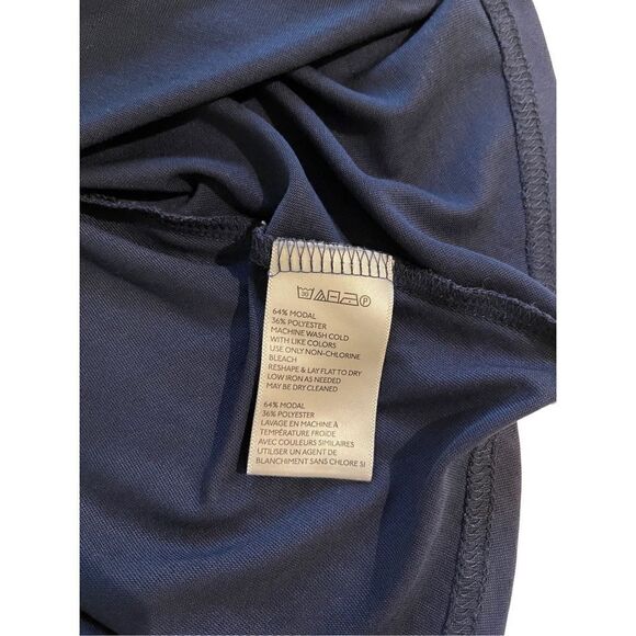 Silence + Noise navy short sleeve swing dress - S - 🙂3/$15 - Picture 6 of 8